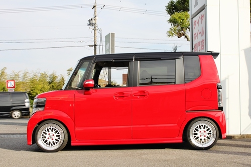 WORKマイスターM1 3Pでツライチ！JF2 N-BOXカスタムは4WDですが